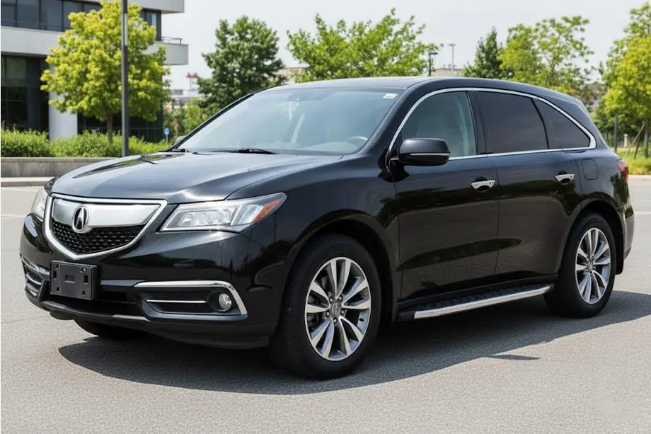 Acura MDX 2013–2020 BlackLine-sivuporrast (2 kpl, alumiini) Image