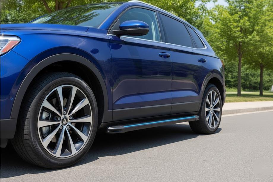 Acura MDX 2013–2020 Maya Blue sivuportaat (2 kpl, alumiini) Image