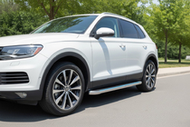 Acura MDX 2013–2020 Maydos V2 sivuastinlaudat (2 kpl, alumiini / ruostumaton teräs) kuva 1