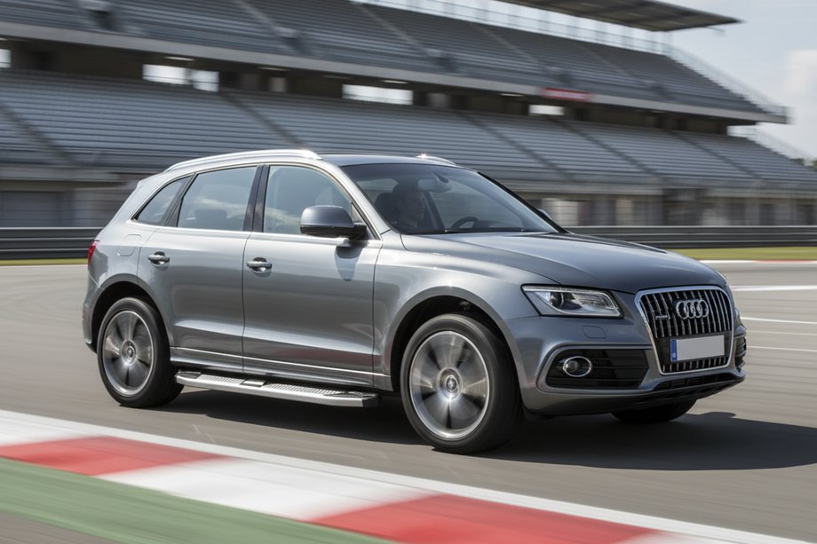 Audi Q5 2008–2017 Mevsim Grey sivuporrastangot (2 kpl, alumiini) Image