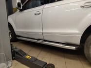 Audi Q7 2005–2015 Mevsim Grey sivuporrastangot (2 kpl, alumiini) kuva 2
