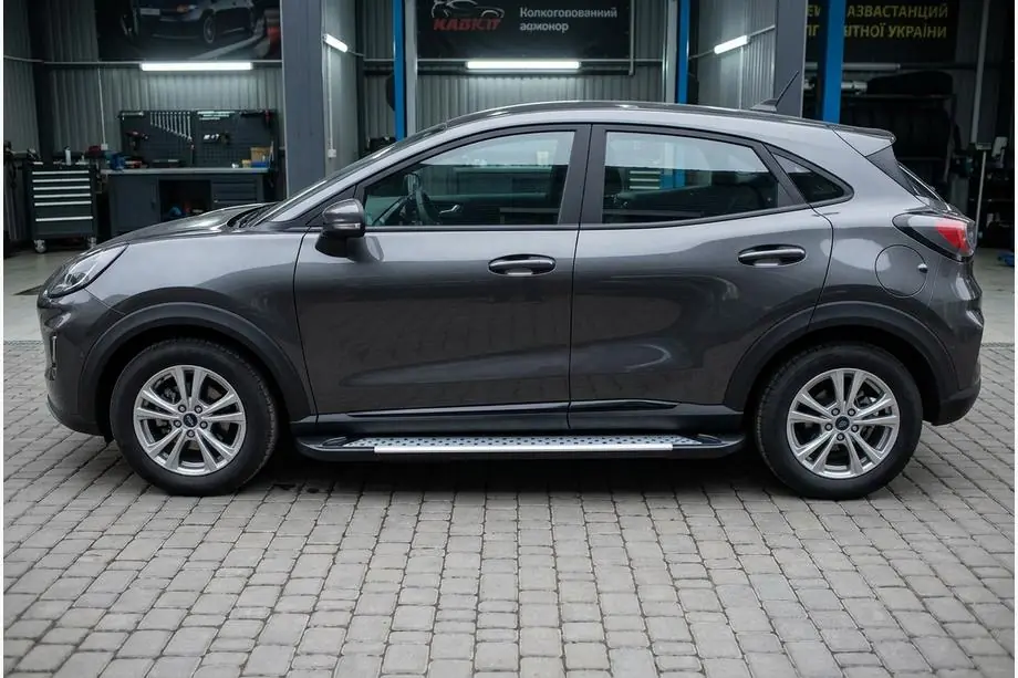 Ford Puma 2019– Allmond Grey -sivukynnykset (2 kpl, alumiini) Image