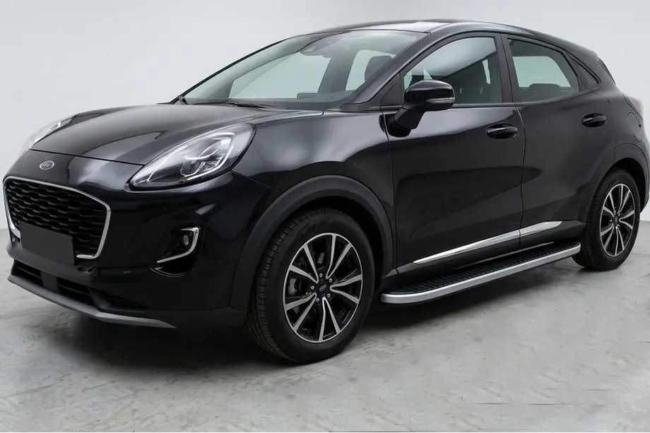 Ford Puma 2019– Sivuportaat Tayga Grey (2 kpl, alumiini) Kuva 1