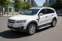 Chevrolet Captiva 2006–2019 Mevsim Grey sivuporrastangot (2 kpl, alumiini) kuva 1