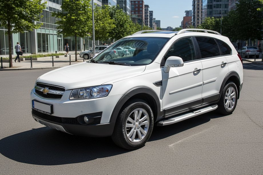 Chevrolet Captiva 2006–2019 Mevsim Grey sivuporrastangot (2 kpl, alumiini) Image