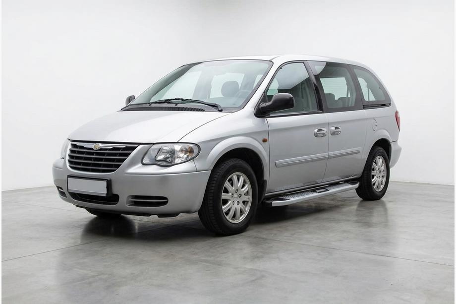 Chrysler Voyager 2001–2007 Mevsim Grey sivuporrastangot (2 kpl, alumiini) Image
