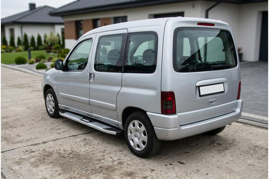 Citroen Berlingo 1996–2008 Mevsim Grey sivuporrastangot (2 kpl, alumiini) Kuva 1