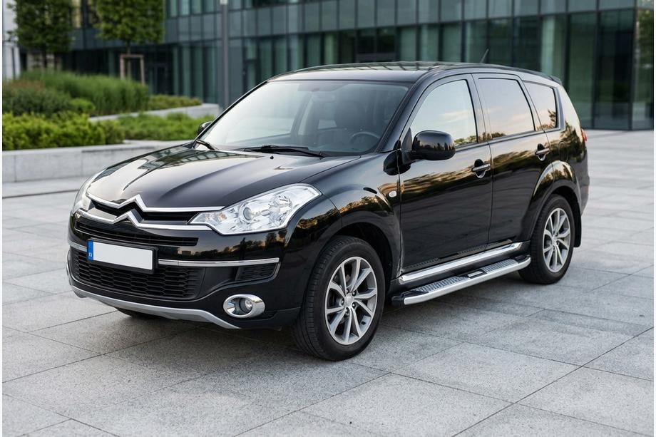 Citroen C-Crosser 2007–2013 Mevsim Grey sivuporrastangot (2 kpl, alumiini) Image