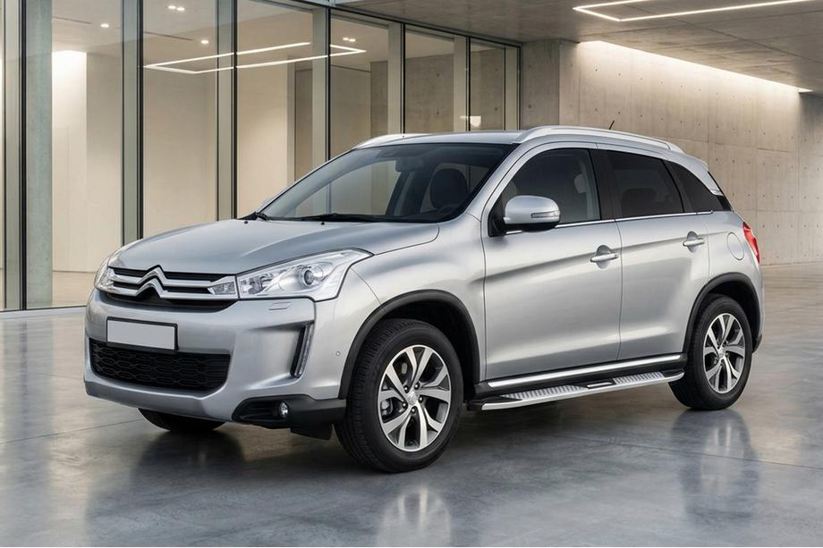 Citroen C-4 Aircross 2012–2017 Mevsim Grey sivuporrastangot (2 kpl, alumiini) Image
