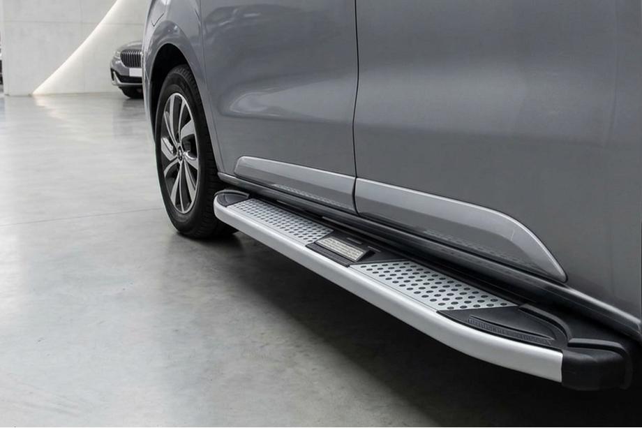 Citroen Jumpy/Dispatch 2017– Mevsim Grey sivuporrastangot (2 kpl, alumiini) Image