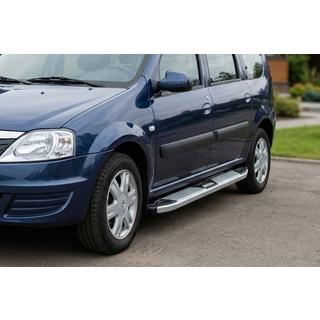 Mevsim Grey sivuporrastangot (2 kpl, alumiini) Dacia Logan MCV 2004–2014 kuva 1