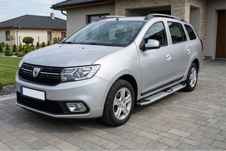 Dacia Logan MCV 2013–2020 Mevsim Grey sivuporrastangot (2 kpl, alumiini) Image