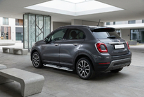 Fiat 500X 2014–2024 Mevsim Grey sivuporrastangot (2 kpl, alumiini) kuva 1