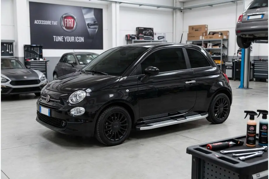 Fiat 500/500L 2013–2022 Mevsim Grey sivuporrastangot (2 kpl, alumiini) Image