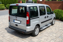 Fiat Doblo I 2005–2010 Mevsim Grey sivuporrastangot (2 kpl, alumiini) Vain vakioakselivälille kuva 1