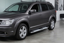 Fiat Freemont 2011–2016 Mevsim Grey sivuporrastangot (2 kpl, alumiini) kuva 1
