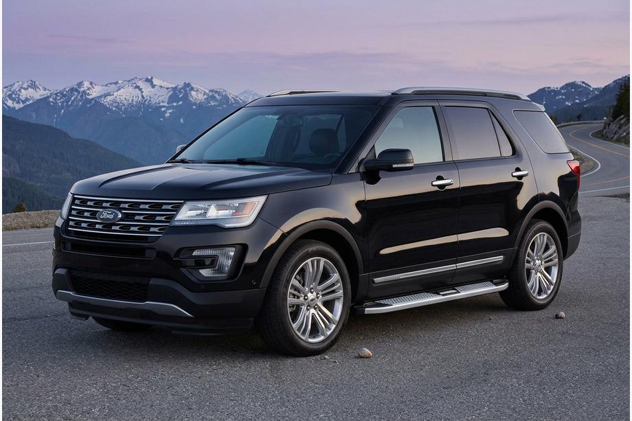 Ford Explorer 2011–2019 Mevsim Grey sivuporrastangot (2 kpl, alumiini) Image
