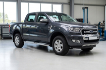Ford Ranger 2011–2022 Mevsim Grey sivuporrastangot (2 kpl, alumiini) kuva 1