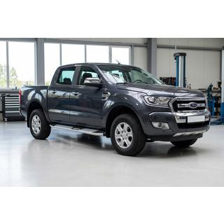 Mevsim Grey sivuporrastangot (2 kpl, alumiini) Ford Ranger 2011–2022 kuva 1