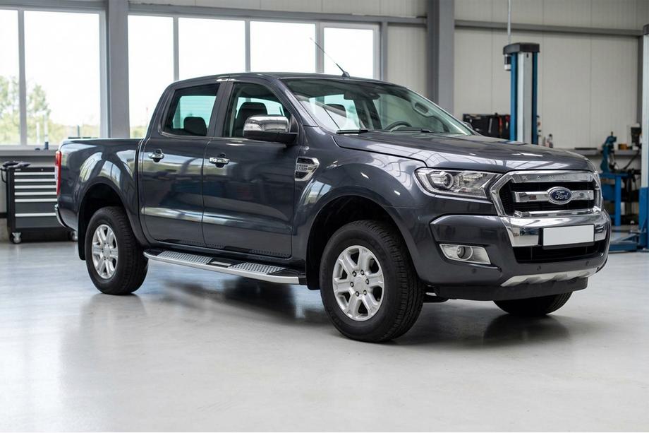 Ford Ranger 2011–2022 Mevsim Grey sivuporrastangot (2 kpl, alumiini) Image