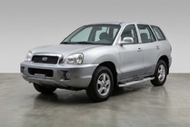 Hyundai Santa Fe 1 2000–2006 Mevsim Grey sivuporrastangot (2 kpl, alumiini) kuva 1