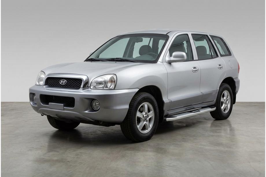Hyundai Santa Fe 1 2000–2006 Mevsim Grey sivuporrastangot (2 kpl, alumiini) Image