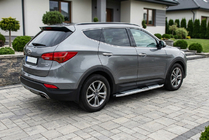 Hyundai Santa Fe 3 2012–2018 Mevsim Grey sivuporrastangot (2 kpl, alumiini) kuva 1