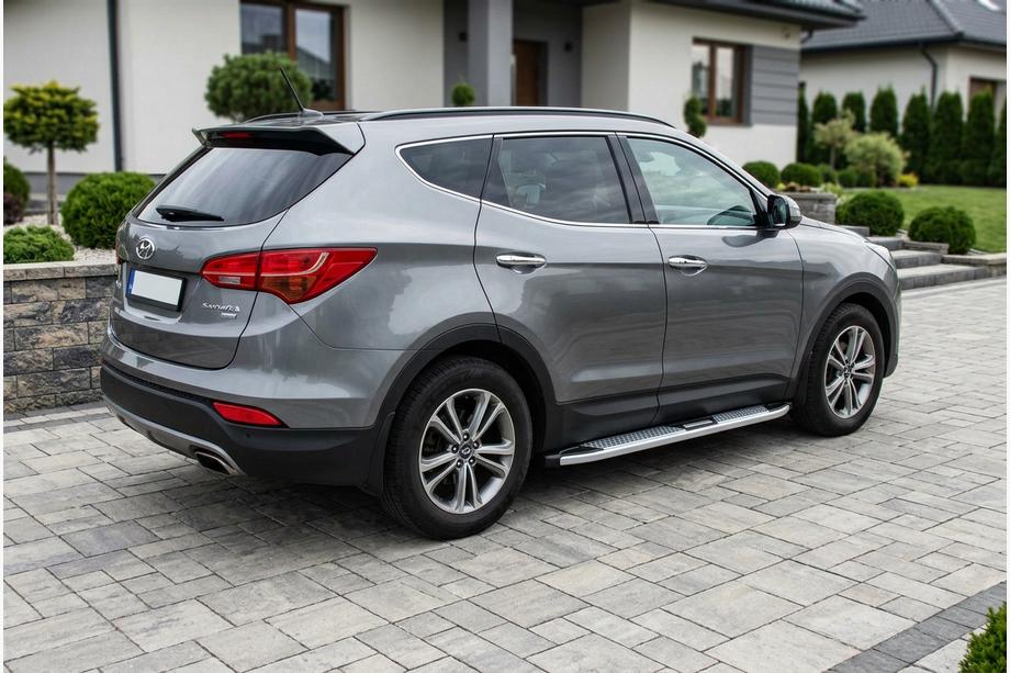 Hyundai Santa Fe 3 2012–2018 Mevsim Grey sivuporrastangot (2 kpl, alumiini) Image