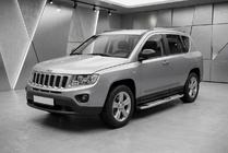 Jeep Compass 2006–2016 Mevsim Grey sivuporrastangot (2 kpl, alumiini) kuva 1