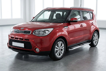 Kia Soul II 2013–2018 Mevsim Grey sivuporrastangot (2 kpl, alumiini) kuva 1