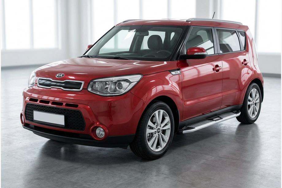 Kia Soul II 2013–2018 Mevsim Grey sivuporrastangot (2 kpl, alumiini) Image