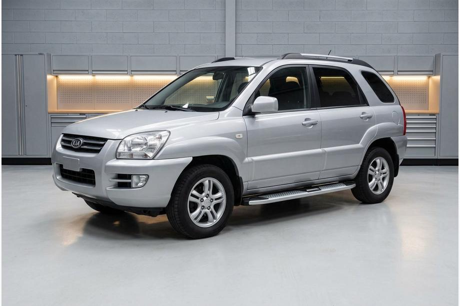 Kia Sportage 2004–2010 Mevsim Grey sivuporrastangot (2 kpl, alumiini) Kuva 1