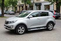 Kia Sportage 2010–2015 Mevsim Grey sivuporrastangot (2 kpl, alumiini) kuva 1