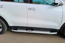 Kia Sportage 2015–2021 Mevsim Grey sivuporrastangot (2 kpl, alumiini) kuva 1
