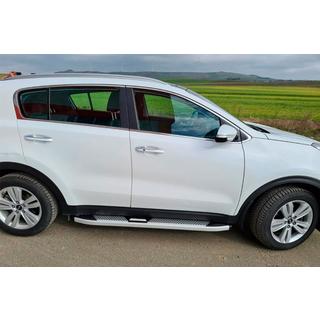 Mevsim Grey sivuporrastangot (2 kpl, alumiini) Kia Sportage 2015–2021 kuva 3