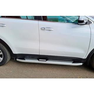 Mevsim Grey sivuporrastangot (2 kpl, alumiini) Kia Sportage 2015–2021 kuva 1