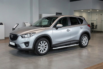 Mazda CX-5 2012–2017 Mevsim Grey sivuporrastangot (2 kpl, alumiini) kuva 1