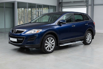 Mazda CX-9 2007–2016 Mevsim Grey sivuporrastangot (2 kpl, alumiini) kuva 1
