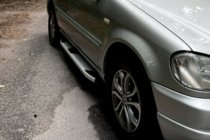 Mercedes ML W163 1997–2005 Mevsim Grey sivuporrastangot (2 kpl, alumiini) kuva 7