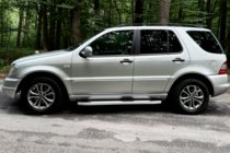 Mercedes ML W163 1997–2005 Mevsim Grey sivuporrastangot (2 kpl, alumiini) kuva 3