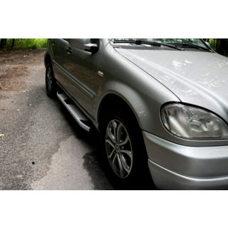 Mevsim Grey sivuporrastangot (2 kpl, alumiini) Mercedes ML W163 1997–2005 kuva 2