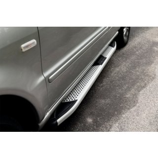 Mevsim Grey sivuporrastangot (2 kpl, alumiini) Mercedes ML W163 1997–2005 kuva 1