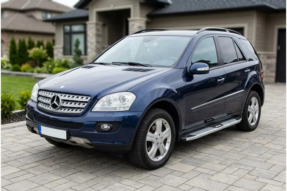 Mercedes ML W164 2005–2011 Mevsim Grey sivuporrastangot (2 kpl, alumiini) Image