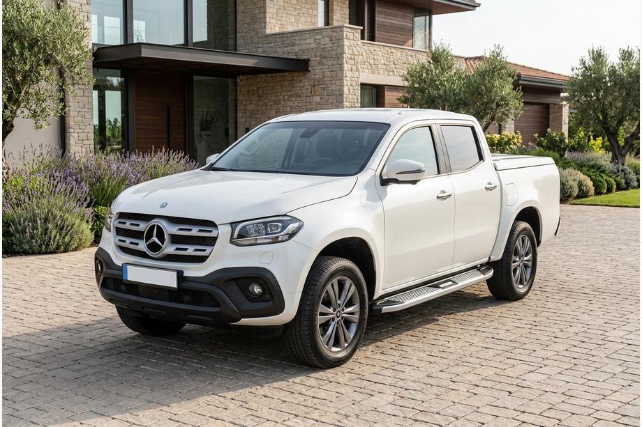 Mercedes X class 2017–2020 Mevsim Grey sivuporrastangot (2 kpl, alumiini) Image