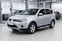 Mitsubishi Outlander 2006–2012 Mevsim Grey sivuporrastangot (2 kpl, alumiini) kuva 1
