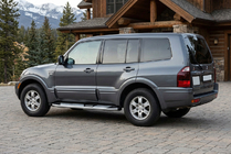 Mitsubishi Pajero Wagon III 1999–2006 Mevsim Grey sivuporrastangot (2 kpl, alumiini) kuva 1