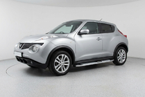 Nissan Juke 2010–2019 Mevsim Grey sivuporrastangot (2 kpl, alumiini) kuva 1
