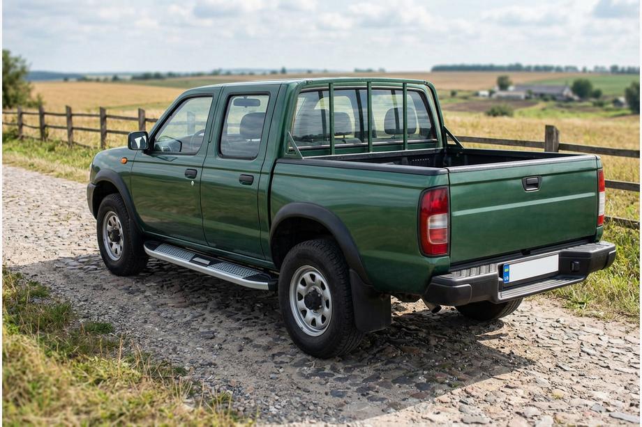 Nissan NP300 1999–2015 Mevsim Grey sivuporrastangot (2 kpl, alumiini) Kuva 1