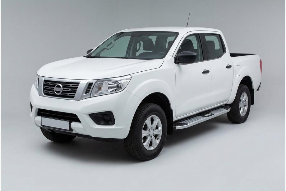 Nissan Navara/NP300 2016– Mevsim Grey sivuporrastangot (2 kpl, alumiini) Image