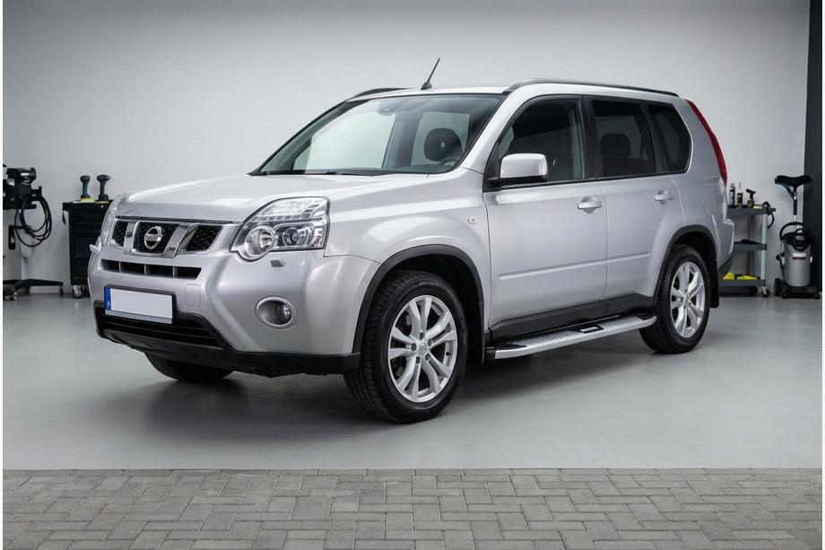 Nissan X-trail T31 2007–2014 Mevsim Grey sivuporrastangot (2 kpl, alumiini) Image